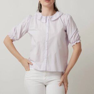The Little Project Charlie Shirt womens Purple (small) cottagecore feminine